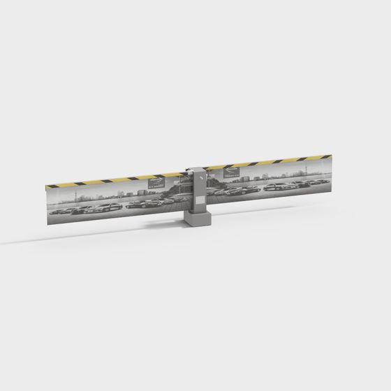 Urban Racetrack Barrier 3D model