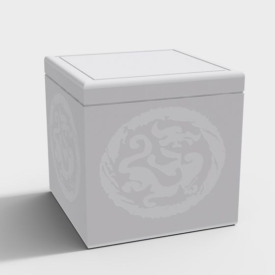 Dragon Embrace Cube 3D model