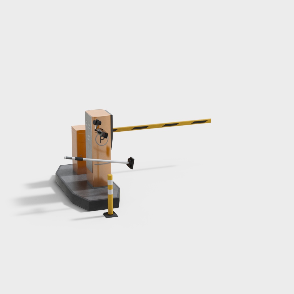 Intelligent straight barrier gate