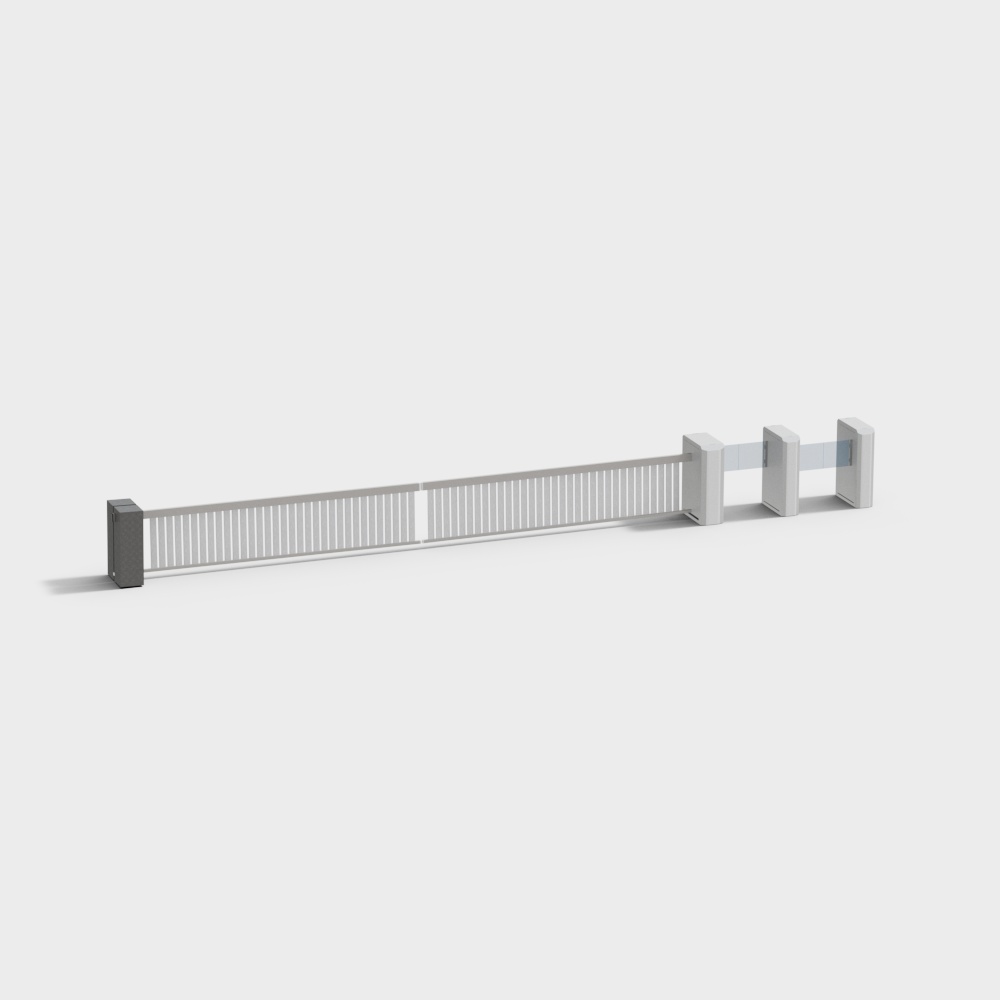 Urban Fence 3D model - Elegant Minimalist Design