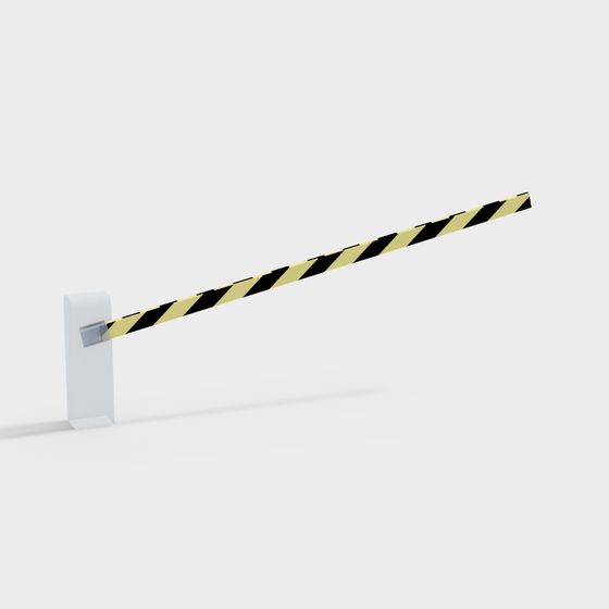 Warning Barrier 3D model