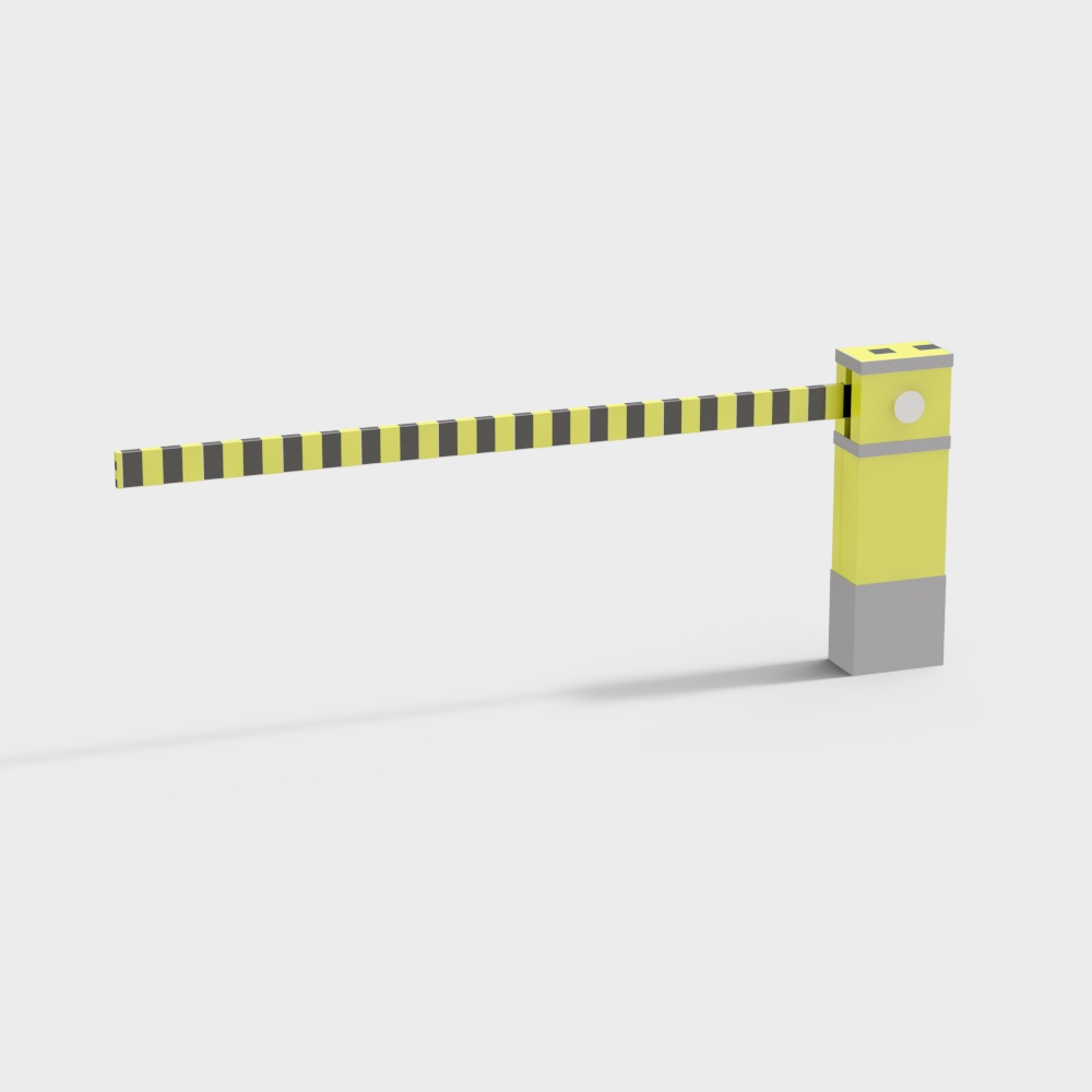 Modern Automatic Barrier 3D model for Urban Design