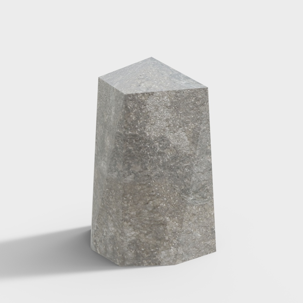 High-end community traffic blocking stone