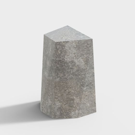 City Guardian Low Poly 3D Model