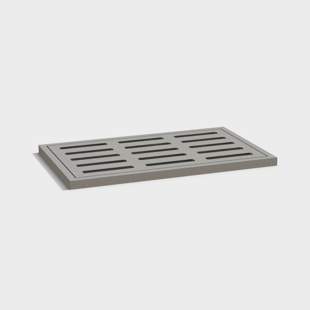 Square rainwater manhole cover