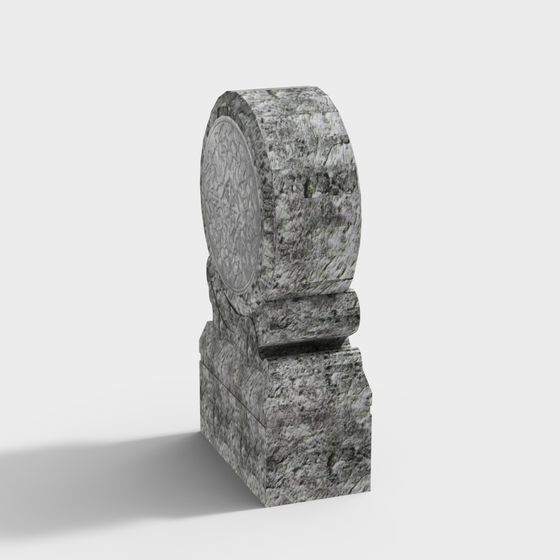 Ancient Stone Monument 3D model