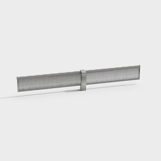 Modern Urban Railing 3D model for Creative Projects
