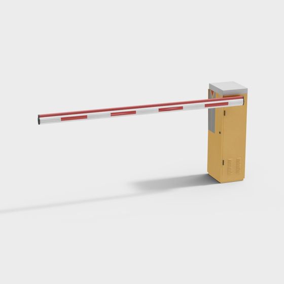 Automatic Barrier Gate 3D model