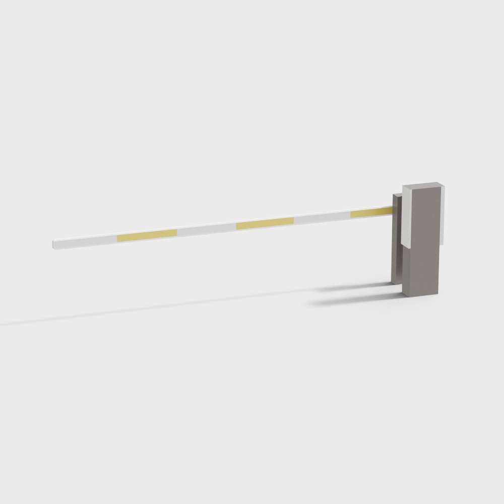 Modern Automatic Barrier 3D model