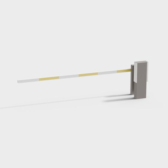 Modern Automatic Barrier 3D model