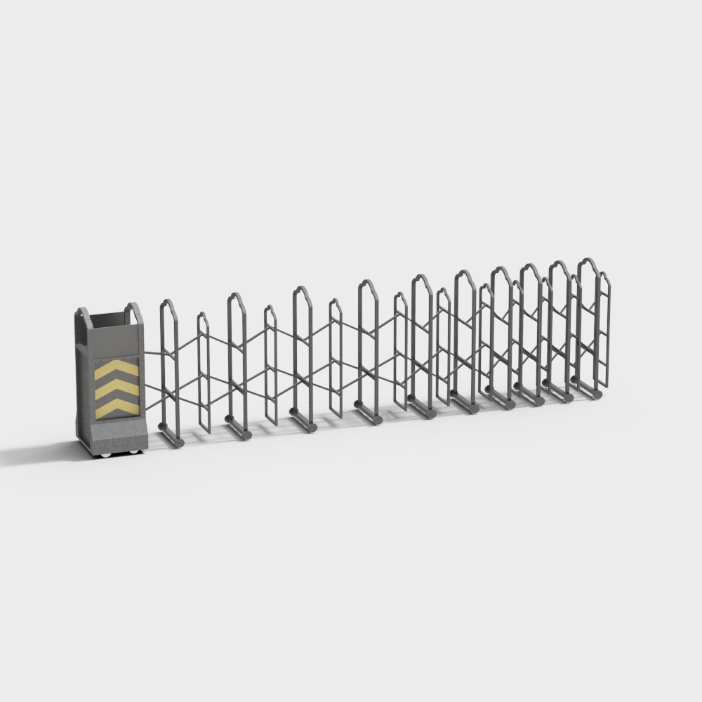 Urban Fence 3D model for Modern Design