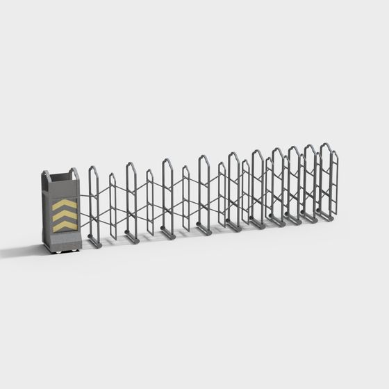 Urban Fence 3D model for Modern Design
