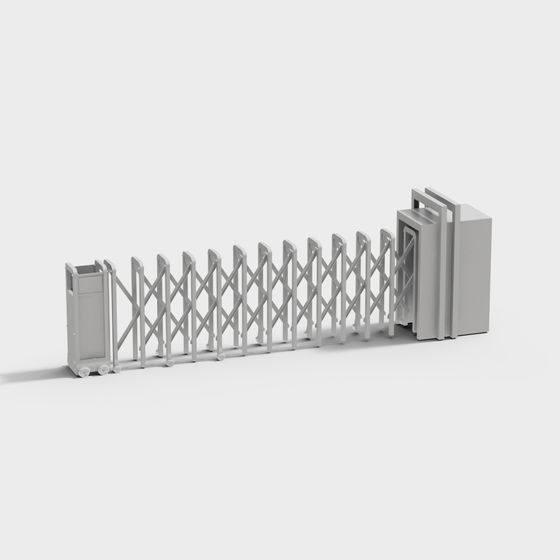 Folding Electric Gate 3D model