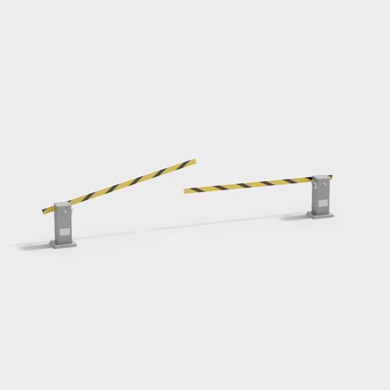 Traffic Barrier 3D model
