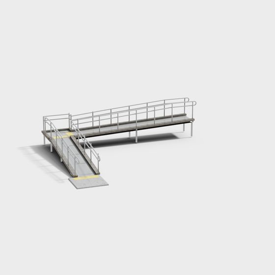 Inclusive Walkway 3D model for Creative Projects