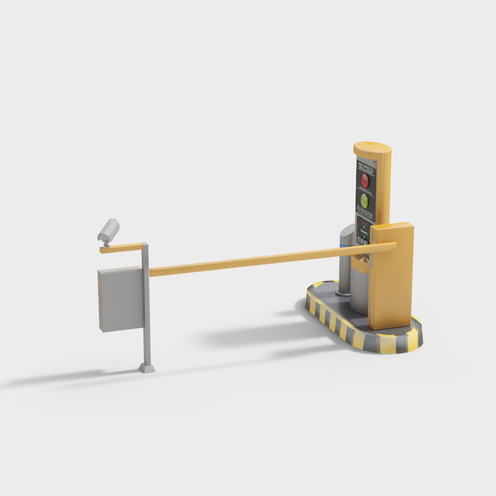 Elegant Automatic Barrier 3D model for Modern Design
