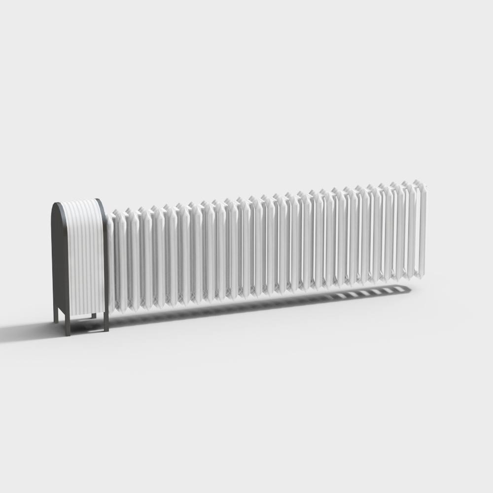 Modern Industrial Style Radiator 3D model