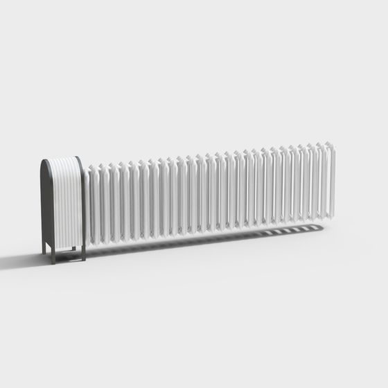 Modern Industrial Style Radiator 3D model