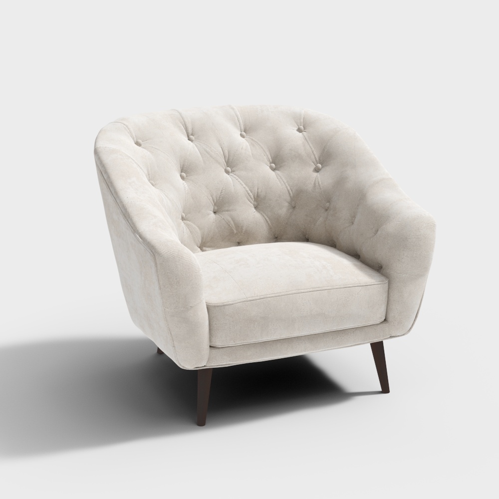 Fauteuil en tissu tissé de style Asie du Sud-Est 63