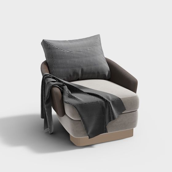Fauteuil en tissu tissé de style Asie du Sud-Est 52