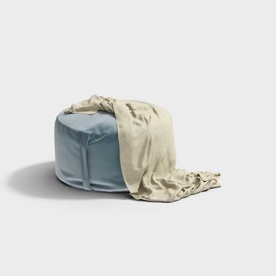 Cozy Corner Pouf 3D model