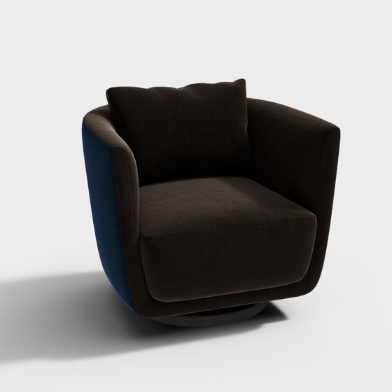 Stylish Low-Poly Armchair 3D Model for Modern Spaces