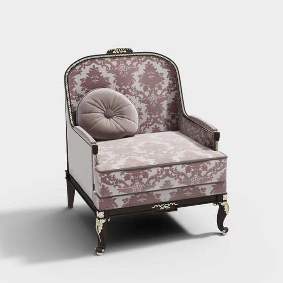 Victorian Retro Sofa 3D model