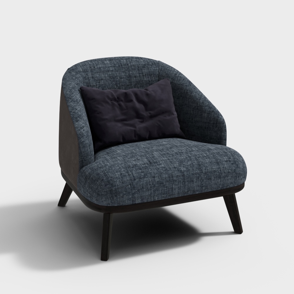 Armchair Southeast Asian Style Woven Fabric 67