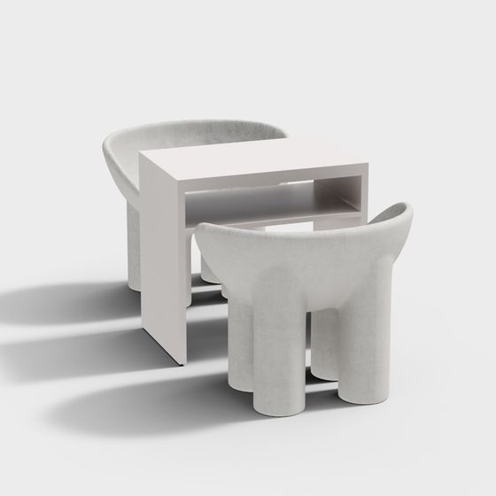 Mesas y sillas de manicura