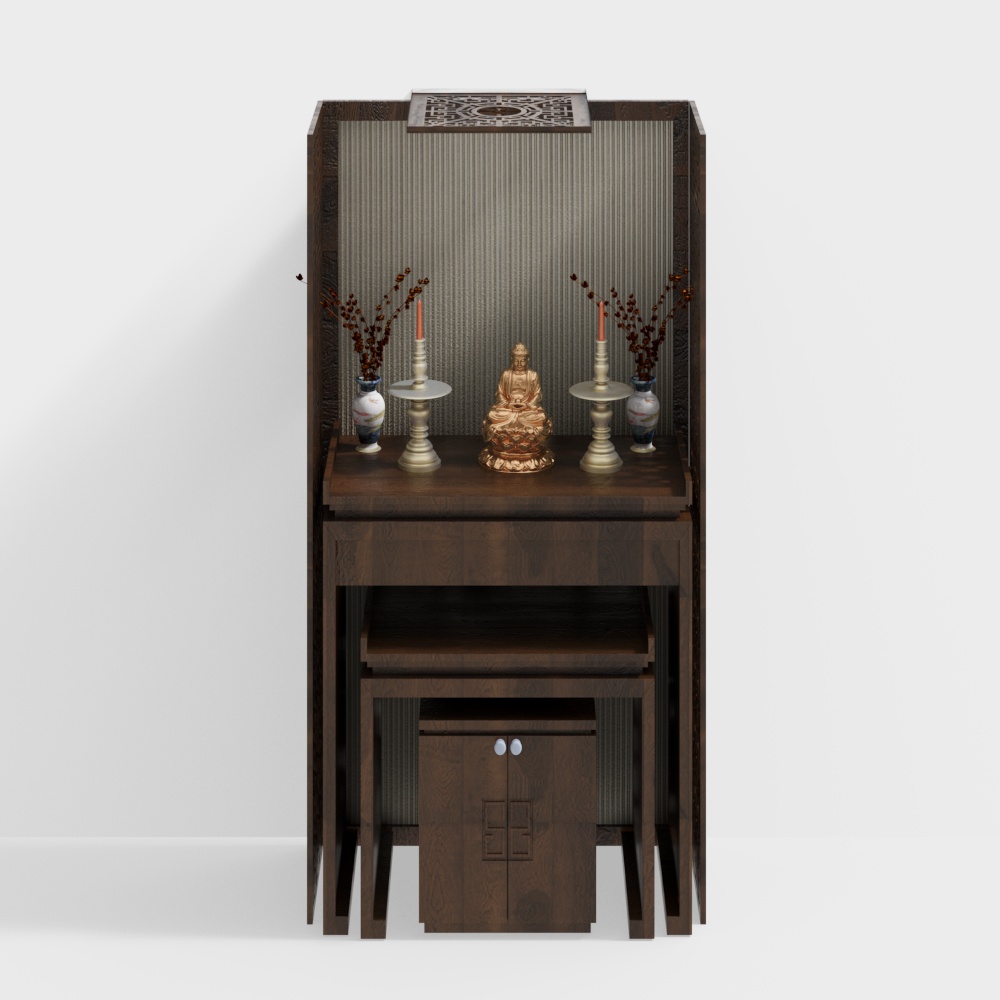 Bàn thờ gỗ kiểu Đông Nam Á