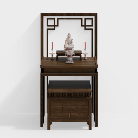 Bàn thờ gỗ kiểu Đông Nam Á