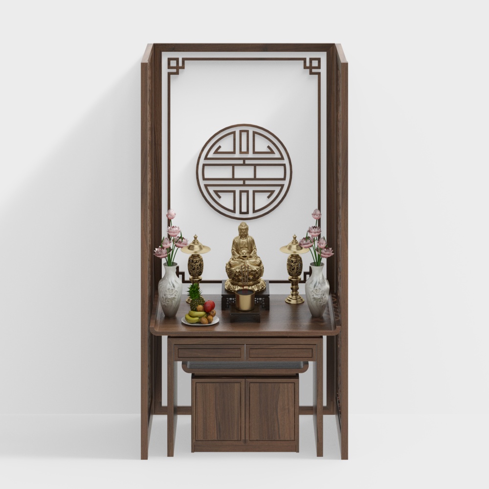 Bàn thờ gỗ kiểu Đông Nam Á