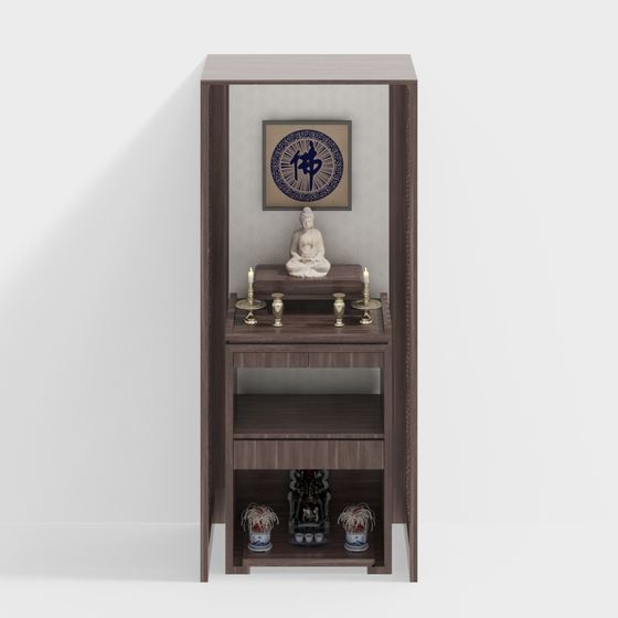 東南アジア風木製祭壇