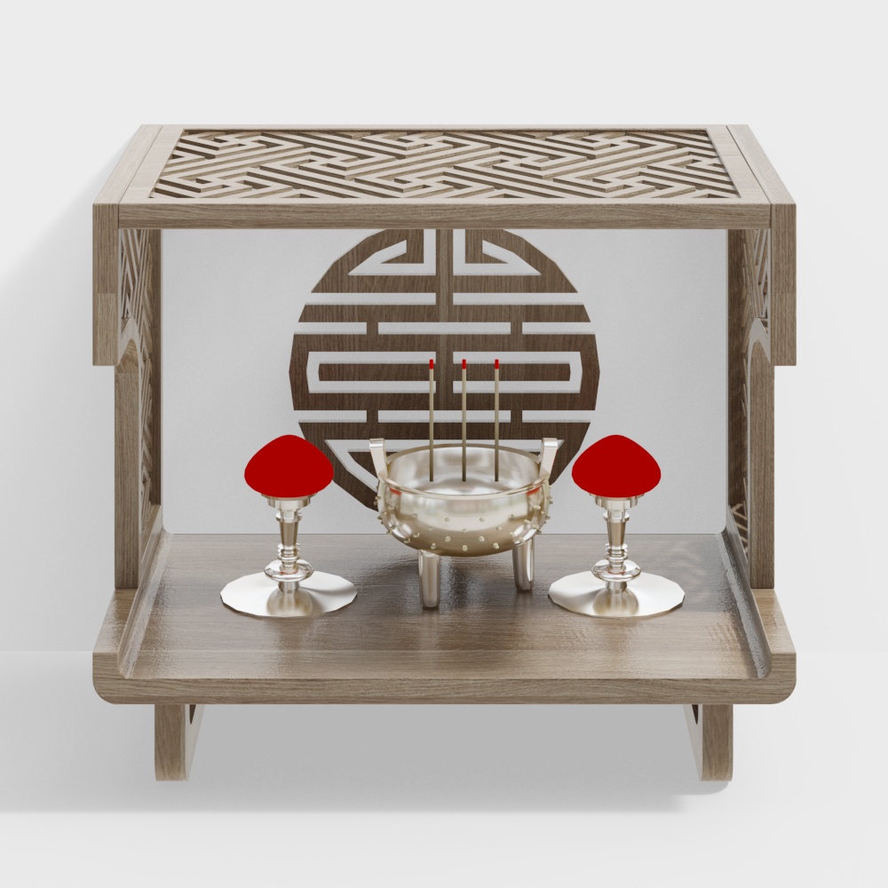 Altar Wooden Southeast Asian Style