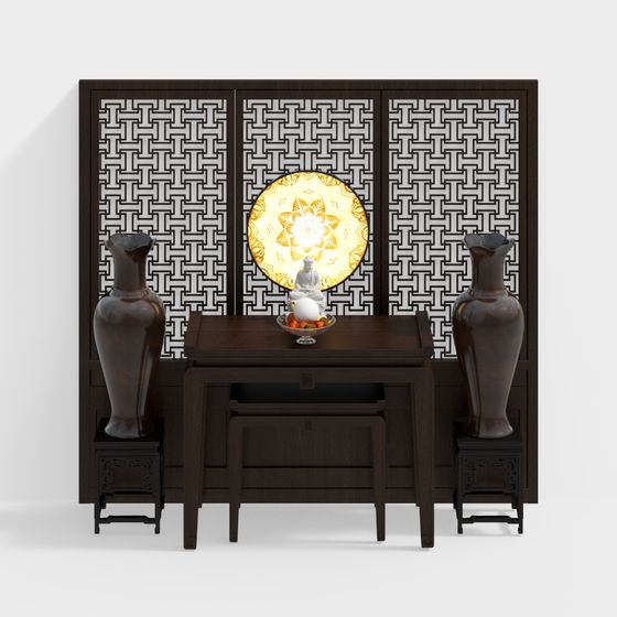 Bàn thờ gỗ kiểu Đông Nam Á