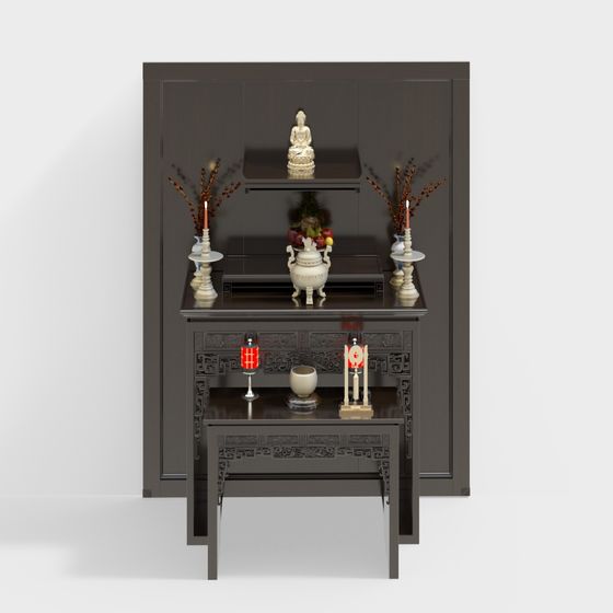 Bàn thờ gỗ kiểu Đông Nam Á