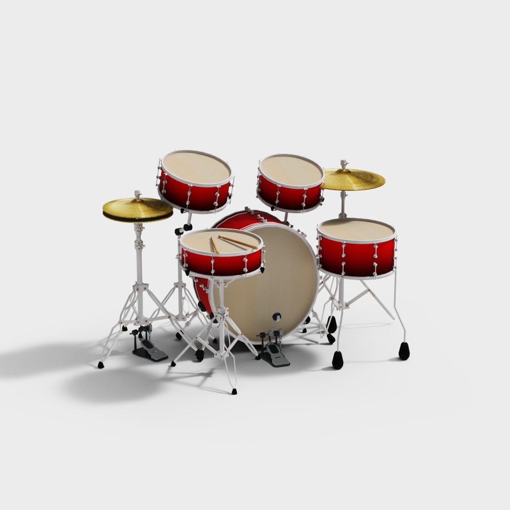 Stage modern drum set