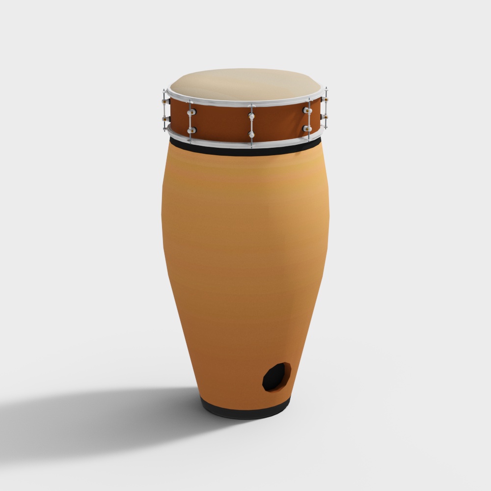 Tambours ethniques traditionnels dans une salle de concert