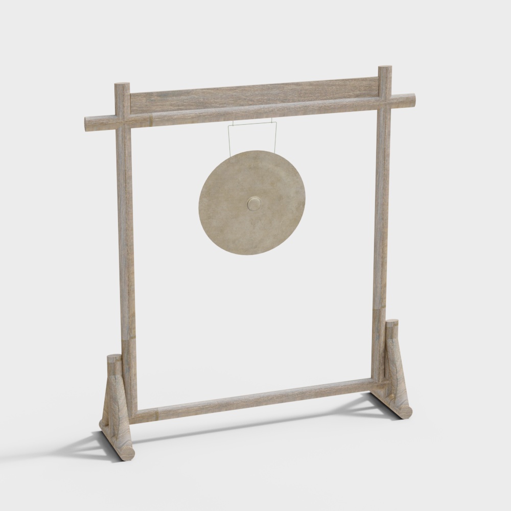 Gong antique de théâtre