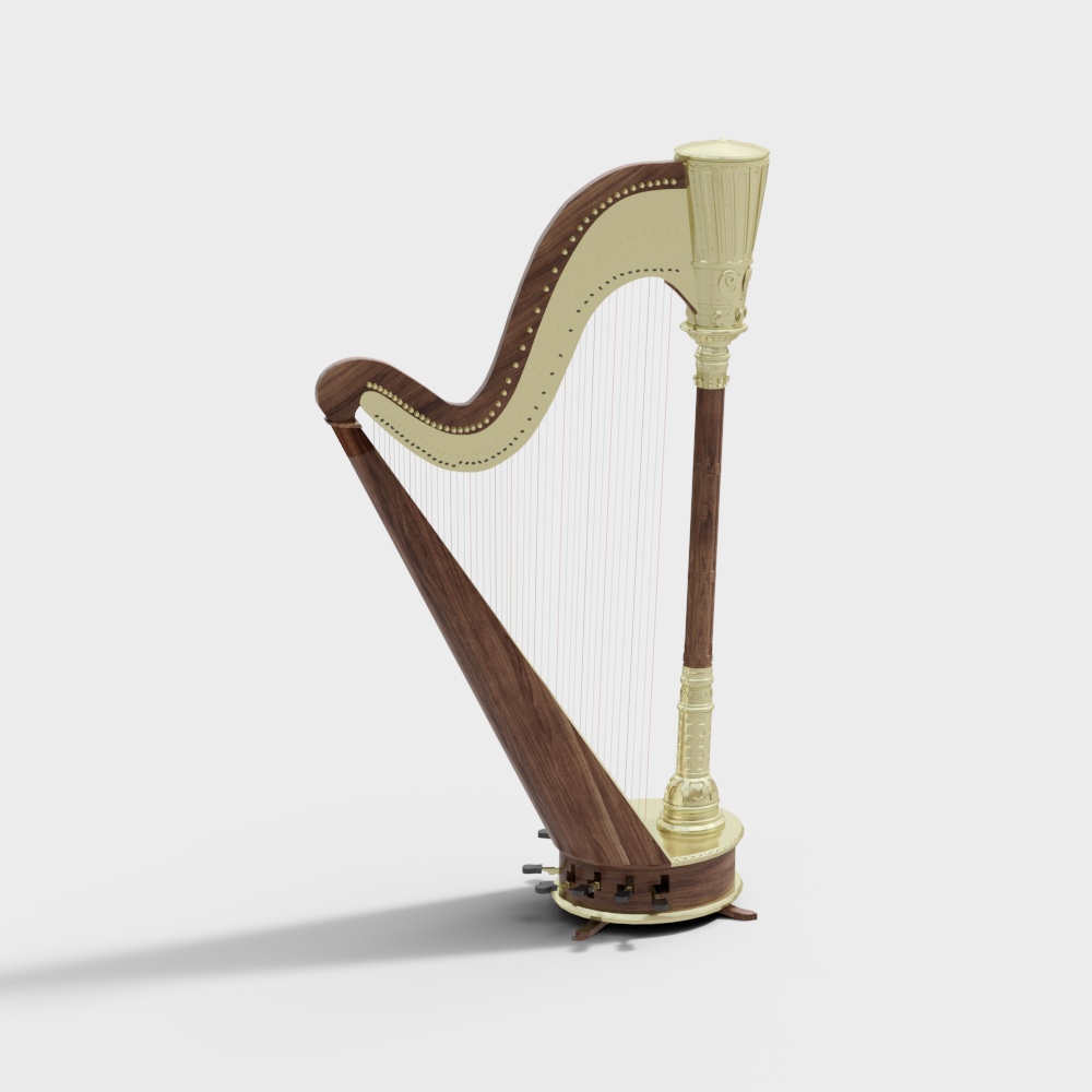 Arpa tradicional de sala de conciertos