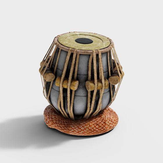 Tabla Drum 3D model for Creative Projects