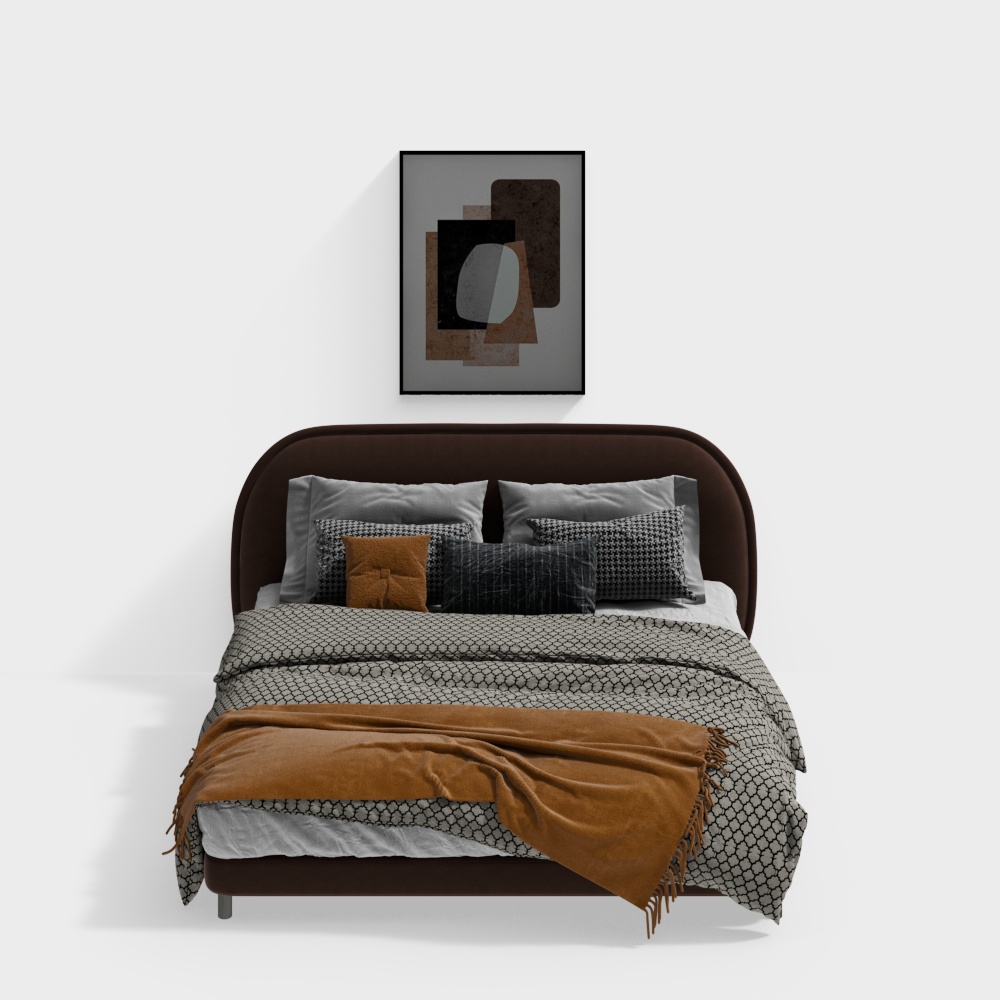 Double bed modern style