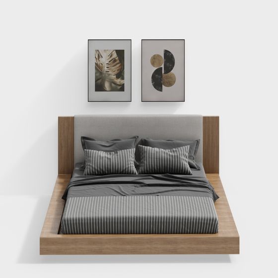 Urban Retreat 3D model Bed Frame