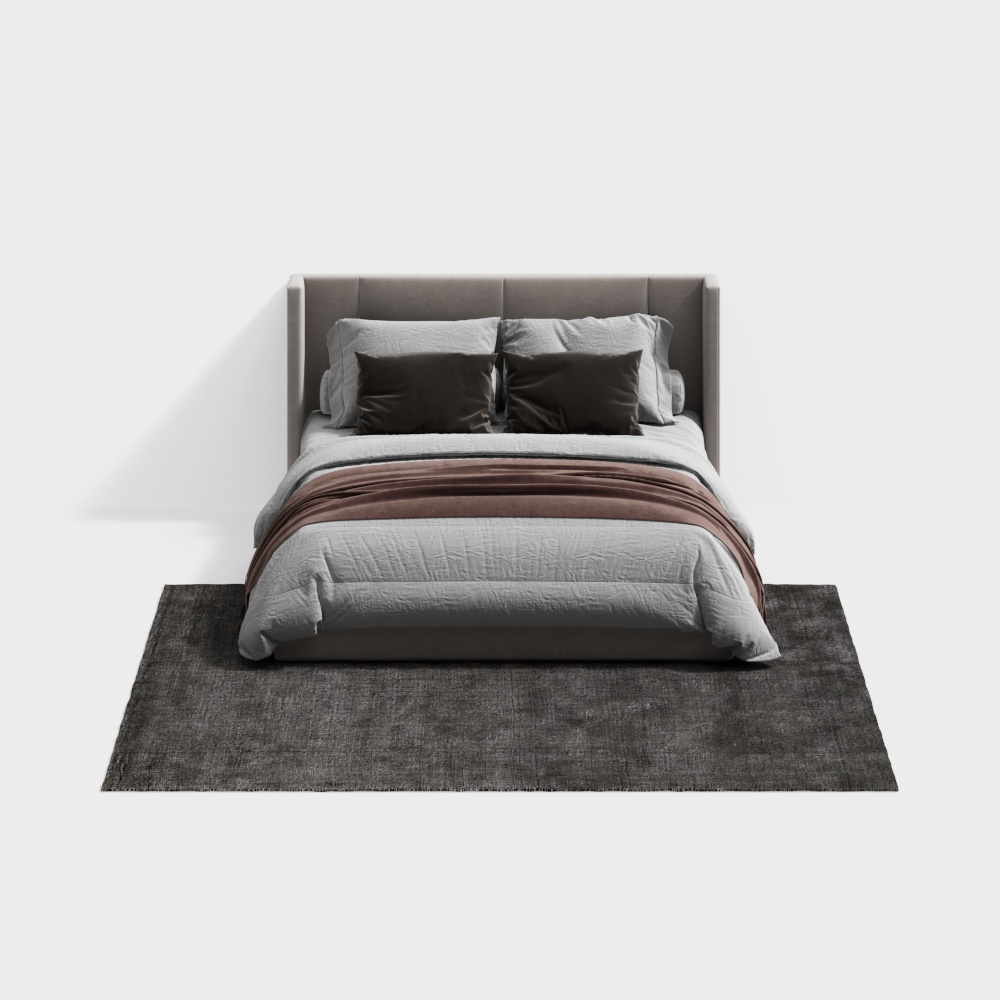 Double bed modern style