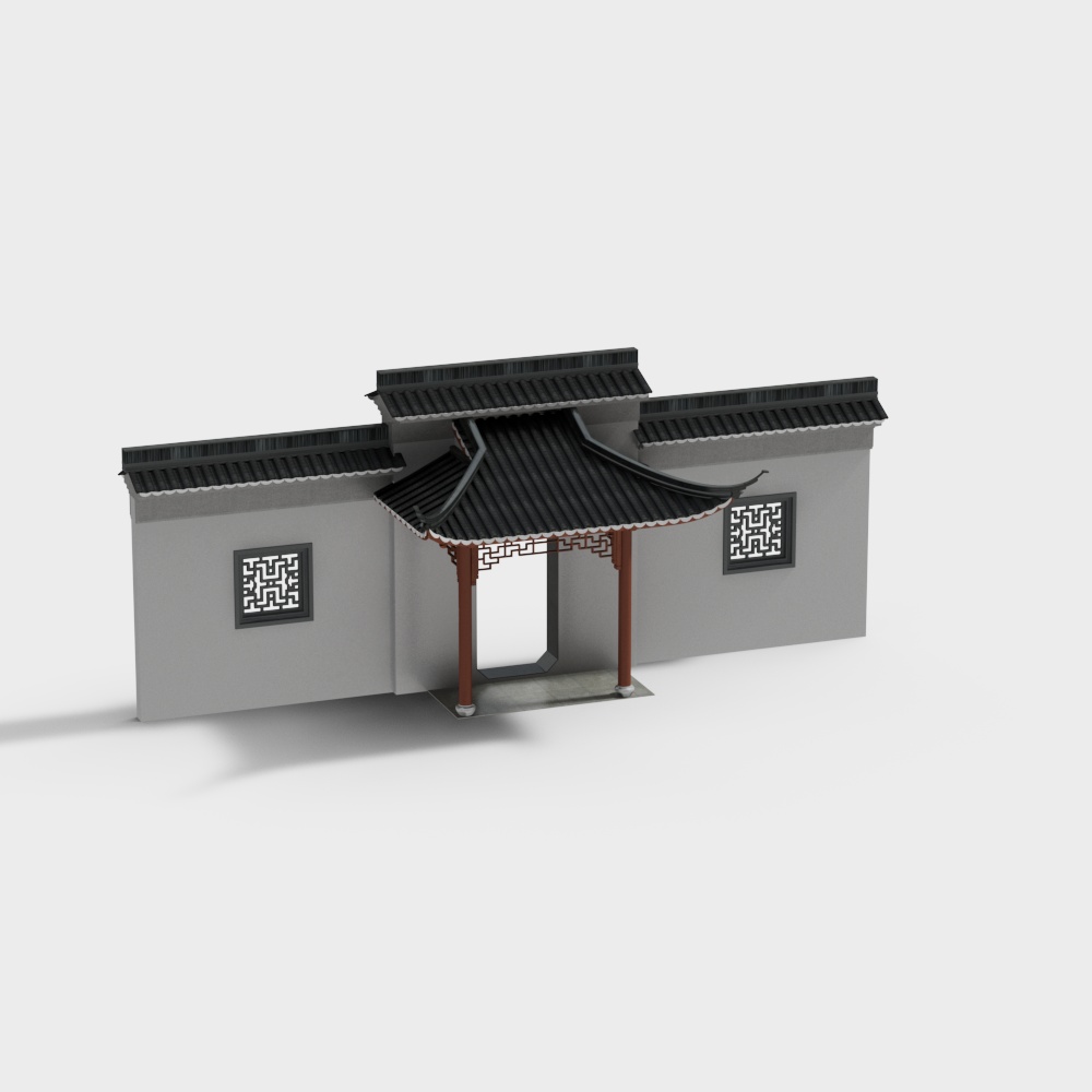 Ancient Style Archway 3D model