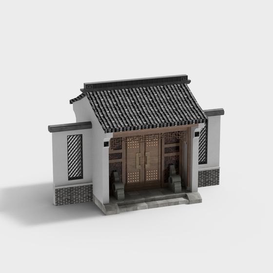 Ancient Jiangnan-Style Cottage 3D model