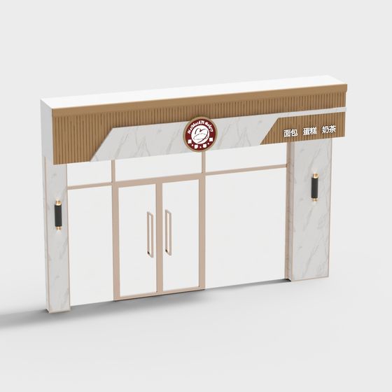 Elegant Modern Building 3D model for Warm Spaces