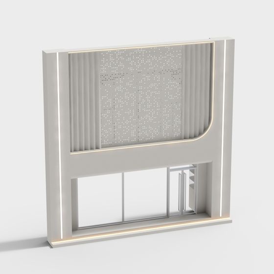 Futuristic Architectural 3D Model with Unique Design