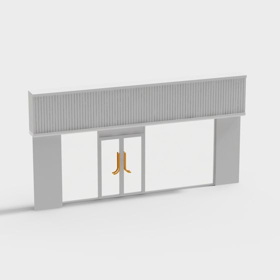 Contemporary Urban Facade 3D model
