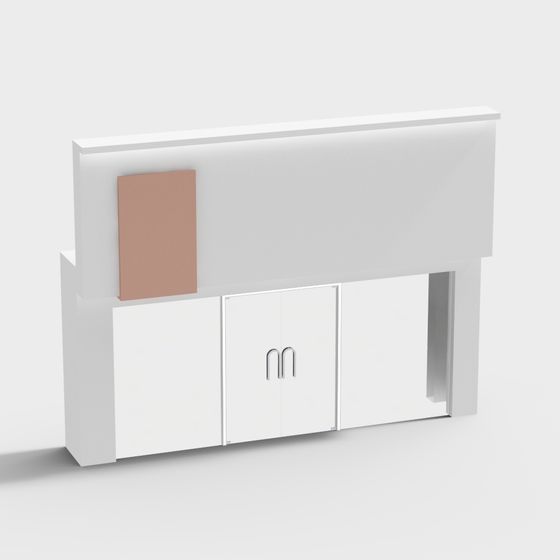 City Window Cabinet 3D model
